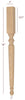 ISL4300P Small Hamilton Round Plain Kitchen Island Leg