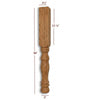 ISL45350P - Roanoke Traditional Round Plain Kitchen Island Leg