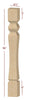 ISL47350CP  Medium Square Brunswick Kitchen Island Leg