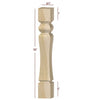 ISL47475CP Massive Brunswick Square Plain Kitchen Island Leg