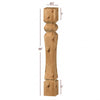 ISL47475CP Massive Brunswick Square Plain Kitchen Island Leg