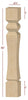ISL47475CP Massive Brunswick Square Plain Kitchen Island Leg