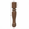 ISL49475CP Shenandoah Massive Square Plain Kitchen Island Leg