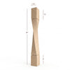ISL64350-HTW-R Helix Medium Right Single Twist Kitchen Island Leg