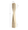 ISL64475-HTW-R Massive Helix Right Twist Kitchen Island Leg