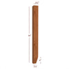 ISL98250P-2ST - Slender Shaker Kitchen Island Leg with Tapered Foot