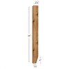 ISL98250P-2ST - Slender Shaker Kitchen Island Leg with Tapered Foot