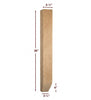 ISL98350P-2ST - Shaker Island Leg with Tapered Foot