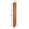 ISL98350P-2ST - Shaker Island Leg with Tapered Foot