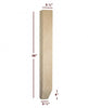ISL98350P-2ST - Shaker Island Leg with Tapered Foot