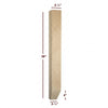 ISL98350P-2ST - Shaker Island Leg with Tapered Foot
