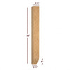 ISL98350P-2ST - Shaker Island Leg with Tapered Foot
