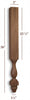 HB9300P Small Winston Farm Vanity/Island Leg with Stretcher Block