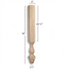 HB9300P Small Winston Farm Vanity/Island Leg with Stretcher Block