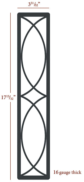 Fast-Snap Vesica Metal Inlay