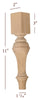 Grand Plain Traditional Furniture Leg