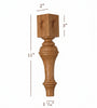 Grand Plain Traditional Furniture Leg