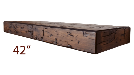 42" Rustic Floating Shelf