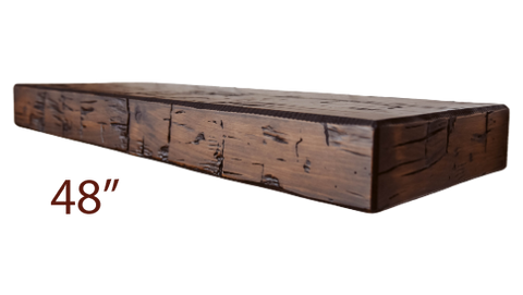 48" Rustic Floating Shelf