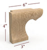 Left Straight Edge Pedestal Foot