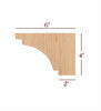 4" Right Straight Edge Hollingsworth Pedestal Foot
