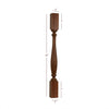 ISL12300P - Small Williamsburg Plain Round Kitchen Island Leg
