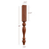 ISL18350P - Empire Farmhouse Plain Round Kitchen Island Leg
