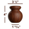 Traditional Round Cabinet Foot