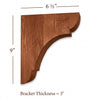 BB-310-M Medium Manchester Traditional Bar Bracket