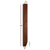 ISL98300P-2ST - Small Shaker Kitchen Island Leg with 2-Sided Tapered Foot