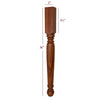 ISL36300P Small Roosevelt Plain Round Farm Kitchen Island Leg