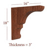 BB-304-HC Large Lexington Range Hood Corbel