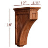 CBL-WC22-XL Extra Large Mission Recessed Window Hood Corbel