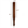 HB6225-34.5 Lincoln Traditional Slender Plain Round Vanity Leg