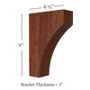BB-308-M Medium Mission Bar Bracket