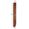 VL98275P-2ST - Slender Shaker Vanity Leg with Tapered Foot