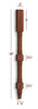 VL58200P Small Huntington Traditional Vanity Leg