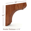BB-010-OH Overhang Manchester Wood Bar Bracket