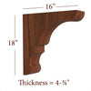 BB-404-HC Large Lexington Range Hood Corbel