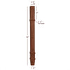 ISL14275CP - Small Contemporary Charleston Square Kitchen Island Leg
