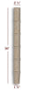 VL56250P Small Straight Bamboo Vanity Leg