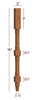VL58200P Small Huntington Traditional Vanity Leg