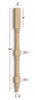 VL58200P Small Huntington Traditional Vanity Leg