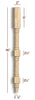 VL58200P Small Huntington Traditional Vanity Leg