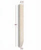 VL98275P-2ST - Slender Shaker Vanity Leg with Tapered Foot