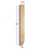 VL98275P-2ST - Slender Shaker Vanity Leg with Tapered Foot