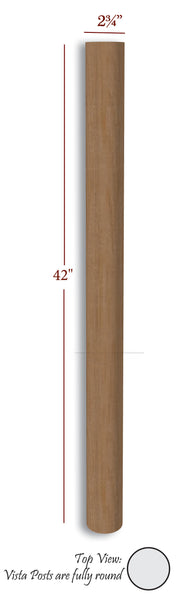 BAR97275P Small Vista Round Kitchen Bar Post