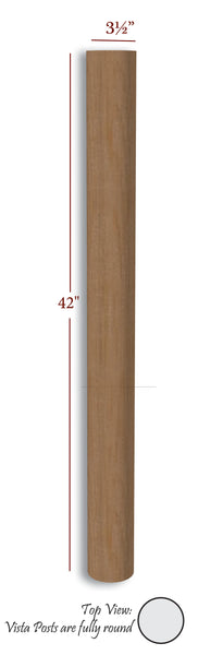 BAR97350P Vista Medium Fully Round Kitchen Bar Post