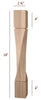 18" Slender Helix Twist Furniture Leg - Left