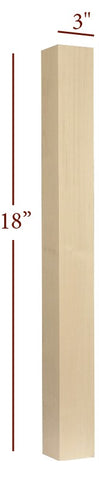 18" Small Skyline Furniture Table Leg